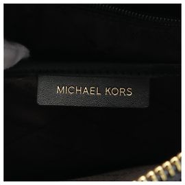 Michael Kors Jaycee Leder-Rucksack Schwarz Schwarz