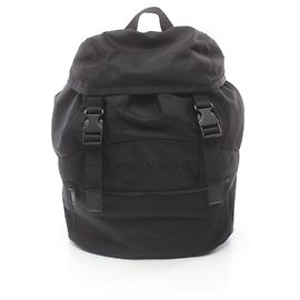 Yves Saint Laurent Mochila de nylon e couro Saint Laurent preta Preto