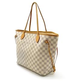Louis Vuitton-Louis Vuitton Neverfull MM Tote Bag N51107-Beige