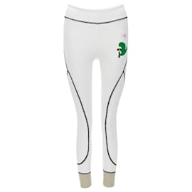 Fendi-Fendi Karl Loves golf mesh insert legging pants-White