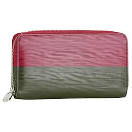 Louis Vuitton-Louis Vuitton Epi Zippy Wallet Long Wallet-Red
