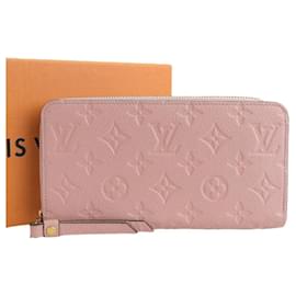Louis Vuitton-Louis Vuitton Monogram Empreinte Zippy Wallet M64090-Pink