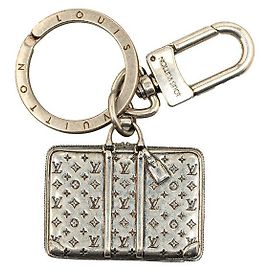 Metallreisekeyholder Sirius Louis Vuitton M62717 Silber Metallisch