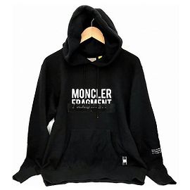 Hoodie Moncler Fragment Genius Hiroshi Fujiwara Nero