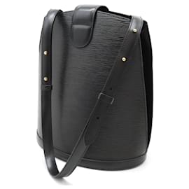 Louis Vuitton-Louis Vuitton Epi Leather Cluny Shoulder Bag Black-Black