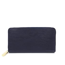 Louis Vuitton-Louis Vuitton Epi Leather Zippy Wallet M83482-Blue