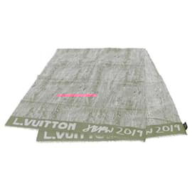 Louis Vuitton-Louis Vuitton Silk Wood Stole Scarf M76062-Pink