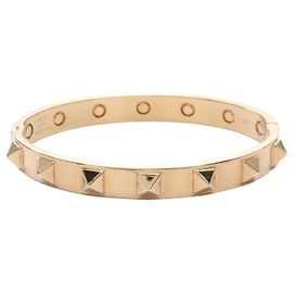 Pulseira de ouro Valentino Garavani Rockstuds Dourado Metálico