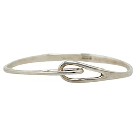Tiffany & Co-Pulseira de prata dupla laço SV925 da Tiffany & Co-Prata,Metálico