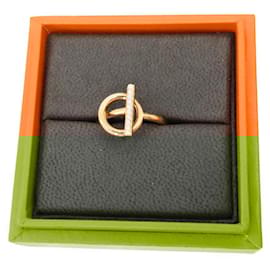 Hermès-Hermes Echepe PM K18PG Ring-Golden