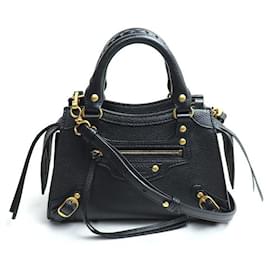 Balenciaga-Balenciaga Neo Classic City Mini 2Way Bag-Black