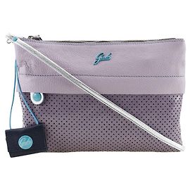 Autre Marque Bolsa de ombro 2WAY de couro Gab roxa Roxo