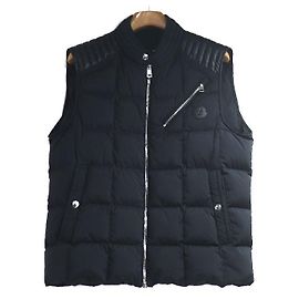 Moncler HOLSTEINER Down Vest Black Men Black