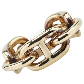 Hermès Hermes Chain D'Ancre Scarf Ring Gold Golden