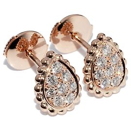 Boucheron Serpent Boheme Diamond Stud Earrings XS Golden