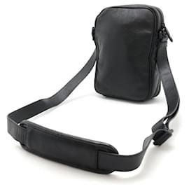 Balenciaga-Balenciaga Adidas Leather Small Crossbody Bag-Black