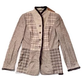 Rena Lange wool silk and angora jacket hazelnut Brown Hazelnut Light brown