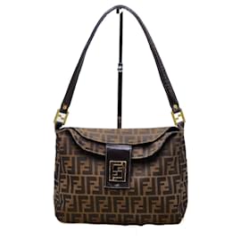 Fendi-Sac à épaule Fendi Mamma Baguette-Marron