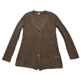 Dondup Cardigan Braun Mohair Braun