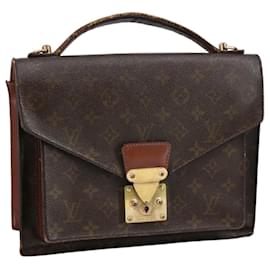 Louis Vuitton-LOUIS VUITTON Monogram Monceau 28 Hand Bag 2way M51185 LV Auth 103433-Monogram