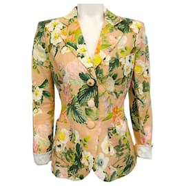 Autre Marque-Cara Cara Ginger Root Ross Linen Blazer-Pink