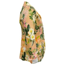 Autre Marque-Cara Cara Ginger Root Ross Linen Blazer-Pink