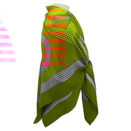 Hermès-Hermes Orange / Red Multi Circuit 24 Faubourg Large Cashmere and Silk Scarf-Multiple colors