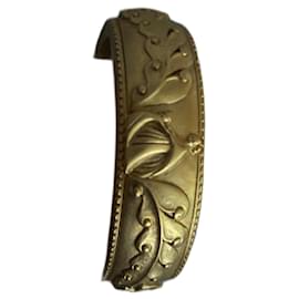 Lanvin-Rigid bracelet with snap closure-Golden