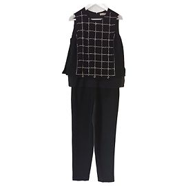 Combinaison noire Tory Burch avec cristaux Noir
