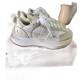 Nike Vaporwaffle Sacai Sail Gum Blanc Blanc cassé