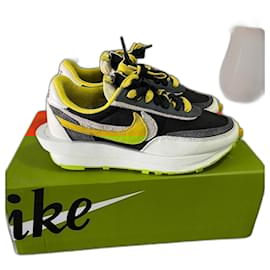 Sacai-Nike LD Waffle Sacai Undercover Black Bright Citron-Yellow