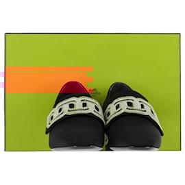Hermès-Hermès Donna 60 Pumps in Black Canvas-Black