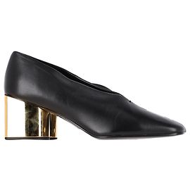 Pompes à talons bloc Proenza Schouler en cuir noir Noir