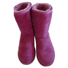 Autre Marque UGG Classic Short Ankle Boots Fuchsia Suede Fuschia