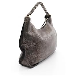 Fendi-Fendi Selleria Leather Shoulder Bag-Brown