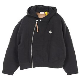 Moncler Genius Palm Angels Sudadera de Plumas con Capucha Negra Negro
