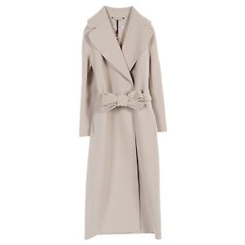 Max Mara Wool POLDO Double Face Coat Beige