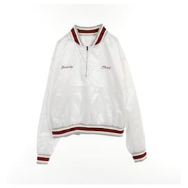 Givenchy-Givenchy Shiny Brand Logo Nylon Jacket-White