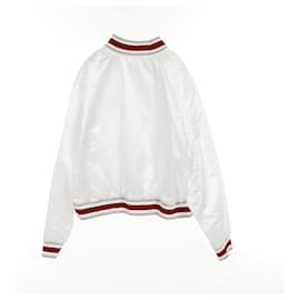 Givenchy-Givenchy Shiny Brand Logo Nylon Jacket-White