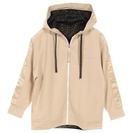 Fendi-Fendi FF Pattern Blouson Polyester Cotton-Other