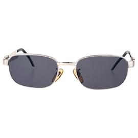 Fendi-Fendi Silver Black Metal Eyeglass Frame MOD SL7126-Other