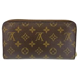 Louis Vuitton-Louis Vuitton Monogram Zippy Organizer Wallet-Brown