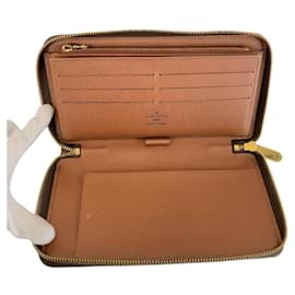 Louis Vuitton-Louis Vuitton Monogram Zippy Organizer Wallet-Brown
