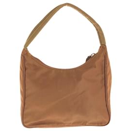 Prada-Prada Nylon Tessuto Logo Handbag-Brown