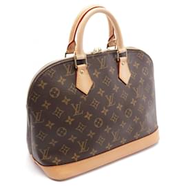 Louis Vuitton-Louis Vuitton Alma PM Monogram Handbag M51130-Brown