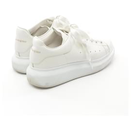 Alexander Mcqueen-Alexander McQueen Oversized Leather Sneakers-White