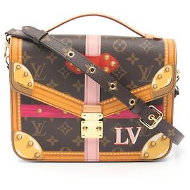 Borsa Pochette Metis Summer Trunk M43628 di Louis Vuitton Marrone