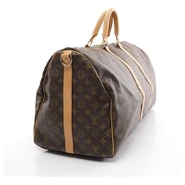 Louis Vuitton-Louis Vuitton Keepall Bandouliere 55 Boston Bag M41414-Brown