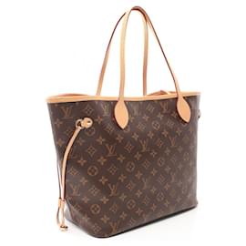 Louis Vuitton-Louis Vuitton Neverfull MM Tote Bag Monogram Brown-Brown