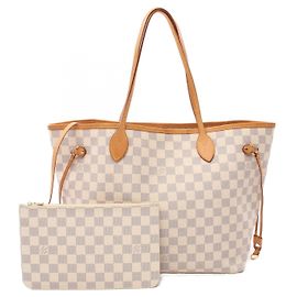 Louis Vuitton Neverfull MM Tote Bag N40604 White